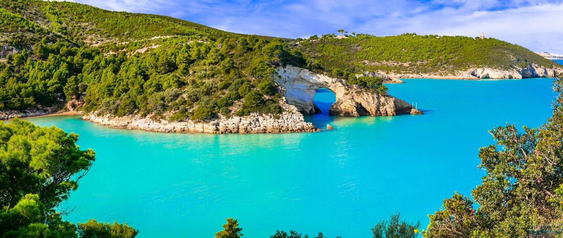 Gargano a Grotte marine