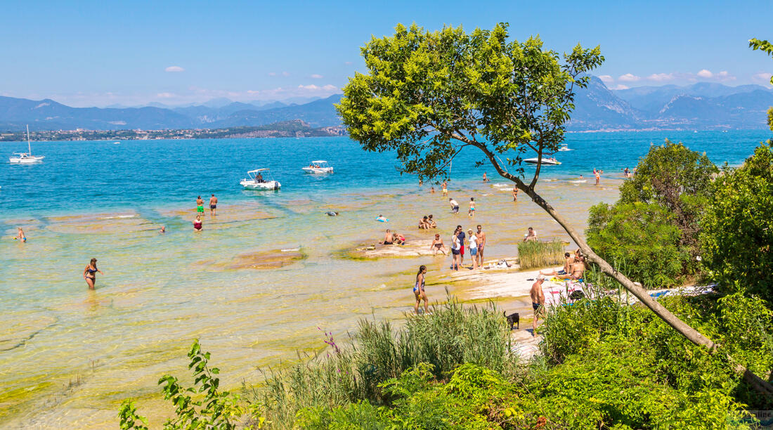 Lago di Garda - Sirmione - Spiaggia di Giamaica