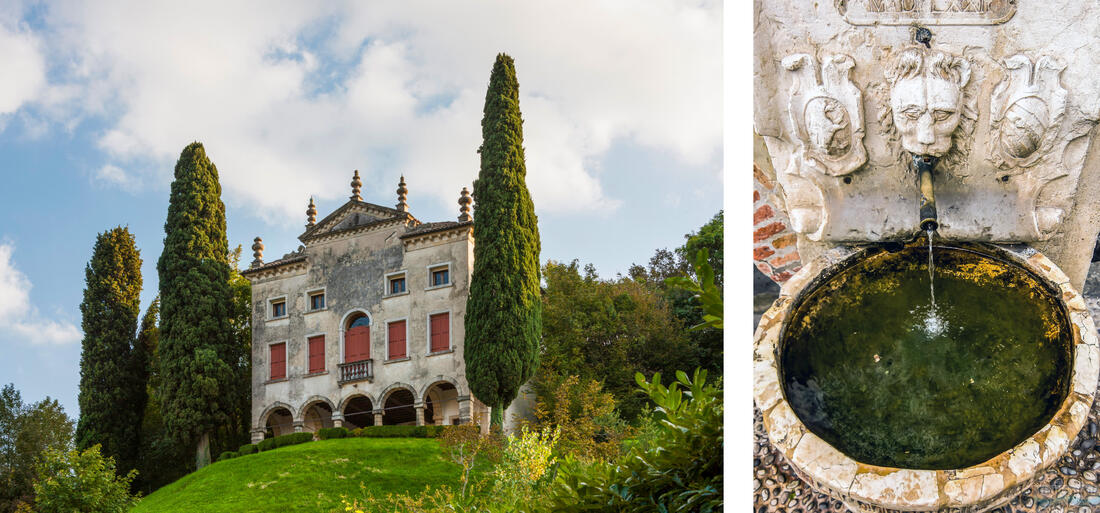 Villa Contarini degli Armeni, napravo fontánka Zen di Asolo