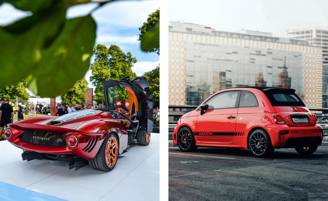 De Tomaso P72 und Abarth 595