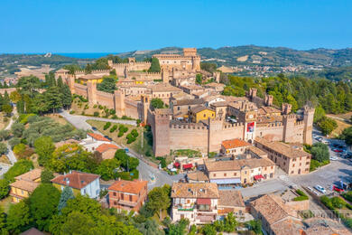 Gradara, der Schauplatz der Liebesgeschichte von Paolo und Francesca