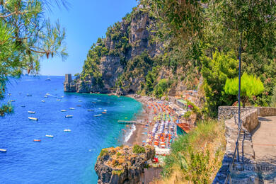 Spiaggia di Fornillo - Schnorcheln vor Amalfi