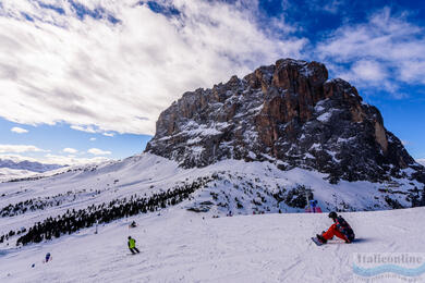 Die endlose Skirunde der Dolomiten. Sella Ronda